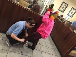 So, I came into Mason Dixon Family Restaurant today for lunch and an  elderly woman with special needs was telling a waitress that her foot hurt.  The waitress stepped with her to
