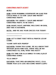 Download, print or send online for free! This Is An Example Of A Script Used For A Christmas Party You Can Copy It Any Way You Want Just Change Your Name And Christmas Party Script Christmas Program