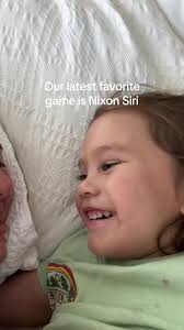 Hey Nixon Siri” — his little siti voice 🤣 #siri #questions #toddlerg...