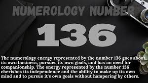 Numerology Number 136 In 2021 Numerology Numerology Birth Date Numerology Numbers