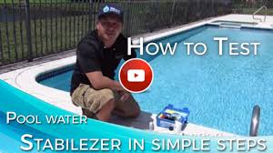 How To Test Pool Water For Stabilizer In Simple Steps Youtube