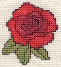 We hope you find that perfect blossom. Red Rose Cross Stitch Card Kit Nicky Brunger Crafts