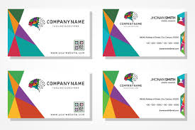 Download Colorful Polygonal Business Card Graphic By Noory Shopper Creative Fabrica Yellowimages Mockups