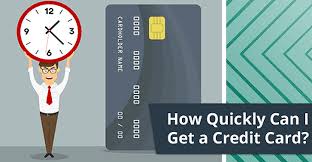 Save money on credit card. How Quickly Can I Get A Credit Card 2 Tips For Fast Turnaround