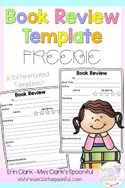 Book Review Template Free Book Review Template Opinion Writing Template First Grade Books