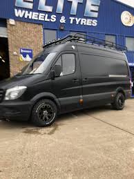 Offer a front profile and deep rear inset that simulates the look of aluminum wheels. Mercedes Sprinter In Elite Wheels And Tyres Reading Facebook