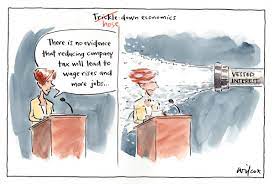 The Cathy Wilcox On Twitter Trickle Down Economics My Smh Cartoon