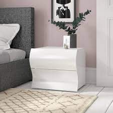 Luckily, with sena's bedside cabinets, you can easily fix any problems you have in your bedroom's decor. Zipcode Design Colbie 2 Drawer Bedside Table Reviews Wayfair Co Uk