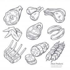 Páginas de colorir imprimíveis gratuitamente para uma variedade de temas que você pode imprimir e colorir. Carne Vectores Fotos De Stock Y Psd Gratis Referencia De Desenho Desenhos Desenho