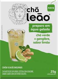 Chá Leão - Chá Verde com Gengibre e Limão 10 sachês | Locafé - Locafé