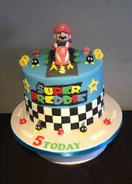 He loves super mario bros anything and a complete plush collection of all the super mario friends. Super Mario Birthday Cake Mario Kart Cake Mario Birthday Cake Cake