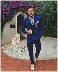100 Best Blue Mens Suits Combinations To Look More Gorgeous Mens Outfits Wedding Suits Men Mens Fashion Blog