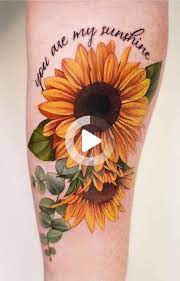 Pin On Bedeutungsvolles Tattoo Sunshine Tattoo Sunflower Tattoos Hand Tattoos