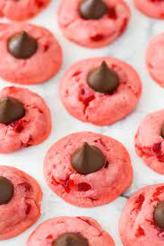 Cherry Chocolate Kiss Cookies Recipe | Life Love & Sugar