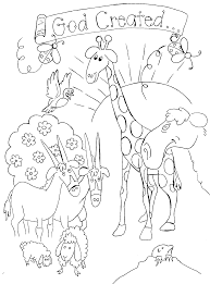 With god, all things are possible. that is the god we serve. God Made Everything Coloring Page Coloring Home