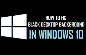 Tons of awesome black background png to download for free. How To Fix Black Desktop Background In Windows 10