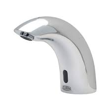 Zurn double handle widespread bathroom faucet with metal wrist blade handles from the aquaspec series. Zurn Z6918 Xl Chrome Aquasense 1 5 Gpm Single Hole Electronic Bathroom Faucet With Battery Powered Sensor Faucetdirect Com