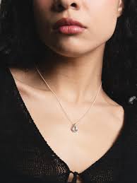 Wolf Circus Oval Pendant Necklace Sterling Silver