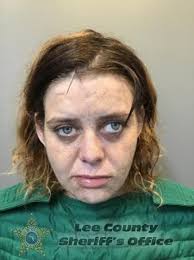 She's back again! 29-year-old KAYLA LOCKE from Lee County was booked