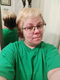 Hair done for Glasgow 😆.. wait till my husband sees it 😆 🤣 The question  is should I keep it blonde or go Pink ? Pink it is !!! .... with weird  funky coloured roots 😬