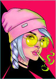 Aug 25, 2020 · tons of awesome baddie girls wallpapers to download for free. Neon Ride Poster Art Print By Meowgress Displate Pop Art Stoner Girl Wallpaper Neat