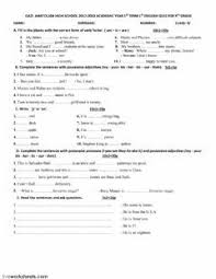 9th Grades 1st Term Quiz Interactive Worksheet English As A Second Language English Adjectives Language Worksheets