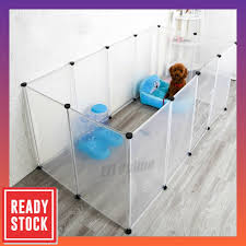 Guna pvc saja supaya boleh tahan lama tak karat. Diy Multi Functional Transparent Pet Fence Dog Cat Rabbit Cage House Kennel Sangkar Kucing Anjing Shopee Malaysia