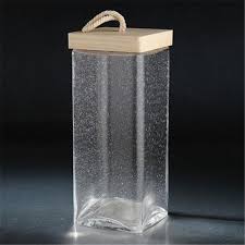 Apothecary jars w/no lids per doz. Diamond Star Glass Apothecary Jar With Wood Lid Walmart Com Walmart Com