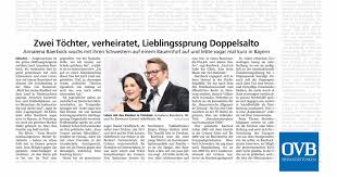 In der projektion liegen die grünen knapp vor der cdu/csu. Zwei Tochter Verheiratet Lieblingssprung Doppelsalto Ovb Heimatzeitungen