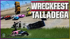 Do not forget to be courteous and they will be happy. Talladega Chaos Wreckfest Nascar Legends Youtube