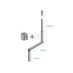 Cendrier poubelle mural extrieur Rossignol pour professionnels