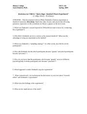 Jdaniels Stanford Video Ws Doc Hunter College Jessie Daniels Ph D Socl 101 Spring 2009 Worksheet For Video Quiet Rage Stanford Prison Course Hero