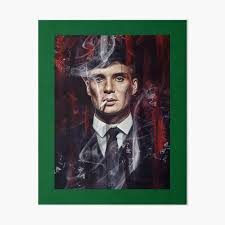 Peakyblinders Tommyshelby Cillianmurphy Art Board Prints for Sale