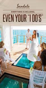 Everything Is In Included Even Your I Dos Destination Wedding Jamaica Jamaica Wedding Venues Sandals Resort Wedding