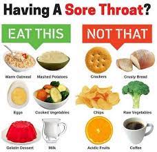 Next Time Your Throat Is Sore Here S Some Foods That You Want To Stick To Foods That Are Soft And V Eat When Sick Foods For Sore Throat Sick Food