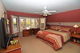 Southwestern Bedroom Paint Color Red