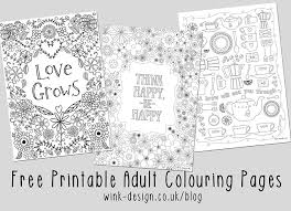 These alphabet coloring sheets will help little ones identify uppercase and lowercase versions of each letter. Free Printable Adult Colouring Pages Inspirational Quotes For The New Year Wink Design