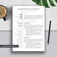The aim of a cover letter is to present yourself as a suitable candidate for the proposed job position: Simple Resume Template For Ms Word Cover Letter Basic Cv Template Curriculum Vitae Professional Resume Design 1 3 Page Resume Template Instant Download Plannerbundle Com