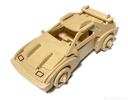 100均セリアの スーパーカー ウッドクラフトが作り込みがスゴくてカッコイイ スーパーカー 100均 セリア