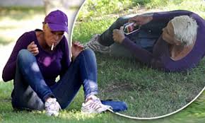 Brigitte Nielsen reassures her fans that there is no cause for alarm  after she was spotted stumbling around an LA park | Daily Mail Online