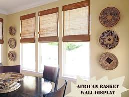home] african basket wall decor