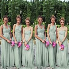 Rush Order Service Cost Bridesmaid Dresses Long Chiffon Sage Green Bridesmaid Dress Mint Green Bridesmaid Dresses