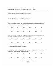 What is the last element in period 4? 4 06 07 Organization Of Pt Wkst Worksheet Organization Of The Periodic Table Name Define U201cperiod U201d In Relation To The Periodic Table Define Course Hero