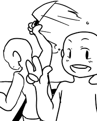 Psh Bet I M The One With The Knife Drawing Meme Drawing Base Funny Drawings