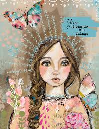 Mail Art I made using Tracy Scott stamps