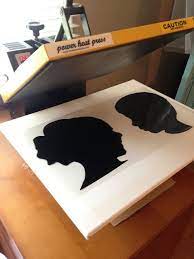 Heat Transfer Vinyl On Stretched Canvas How To Apply With A Heat Press Or Iron Vinyl Projects Diy Heat Transfer Vinyl Htv On Canvas