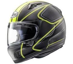 Ebay Advertisement Arai Renegade V Diablo Yellow Helmet Many Sizes Fast Free Shipping