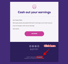 Unsubscribe From Earnin Emails Earnin Help Center