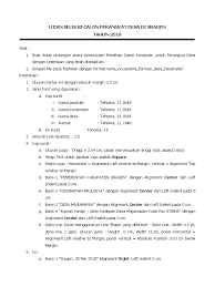 Berikut kami berikan contoh surat undangan resmi yang bisa dijadikan referensi dalam pembuatannya. Soal Ujian Word Docx