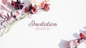 Muslim wedding flex banners psd. Wedding Invitation Video Template Editable Youtube